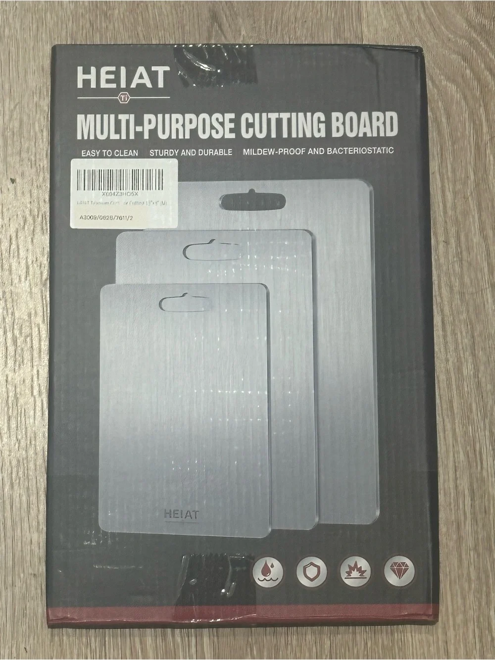 Titanium Cutting Board, 100% Pure Titanium Cutting Boards for Kitchen